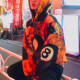 Supreme FW19 Week 1 Martin Wong 8-Ball Hooded Sweatshirt