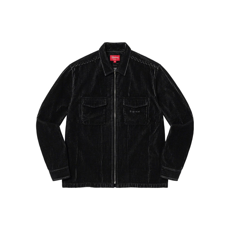 Supreme SS23 Week 2 2-TONE CORDUROY ZIP UP SHIRT
