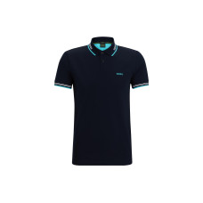 HUGO BOSS Stretch-Cotton Slim-Fit Polo Shirt With Branding LogoPolo