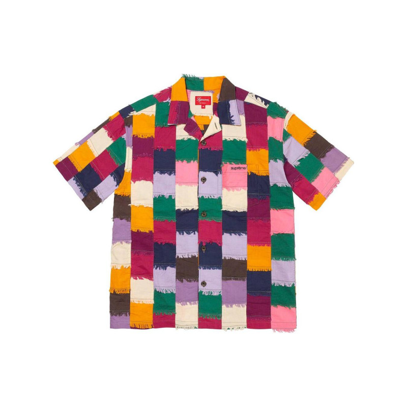 Supreme SS23 Week8 PATCHWORK SS SHIRT