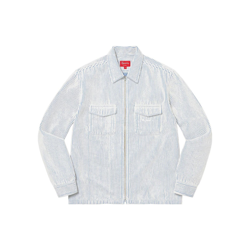 Supreme SS23 Week 2 2-TONE CORDUROY ZIP UP SHIRT