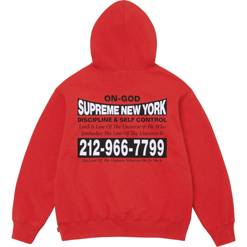 Supreme FW24 WEEK1 On God Hooded Sweatshirt
