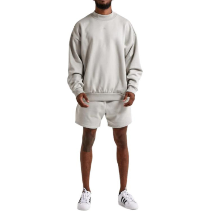 adidas originals Basketball Chapter 1sweat Crewmetal Grey Logo