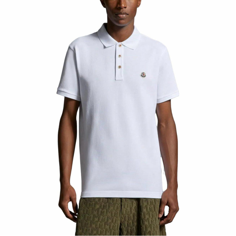 Moncler Logo Patch Polo Shirt Polo