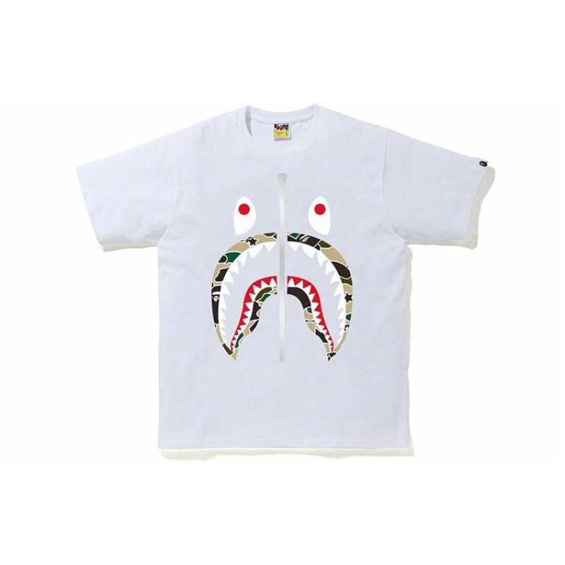 A BATHING APE Sta Camo Shark Tee T