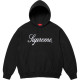 Supreme FW24 WEEK1 Embroidered Script Hooded Sweatshirt logo