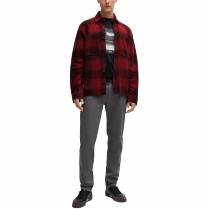 HUGO BOSS FW23 Cotton-Jersey T-Shirt With Music-Inspired Print T