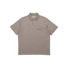 Fear of God Essentials FW20 Polo Shirt Taupe Polo