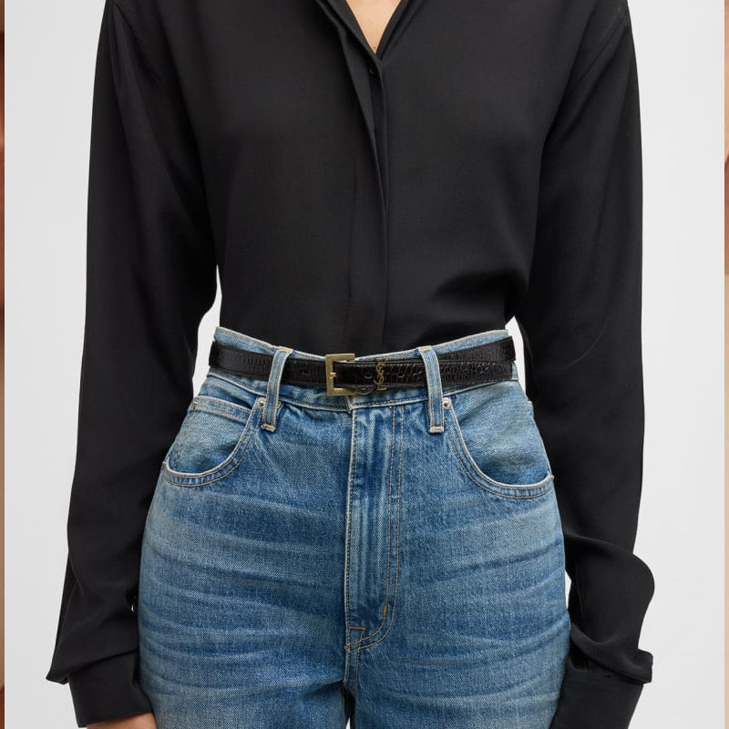SAINT LAURENT MONOGRAM 2CM