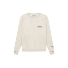 Fear of God Essentials FW21 Pullover Crewneck Light Heather Oatmeal