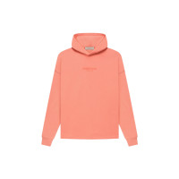 Fear of God Essentials FW22 Coral Relaxed Hoodie Logo
