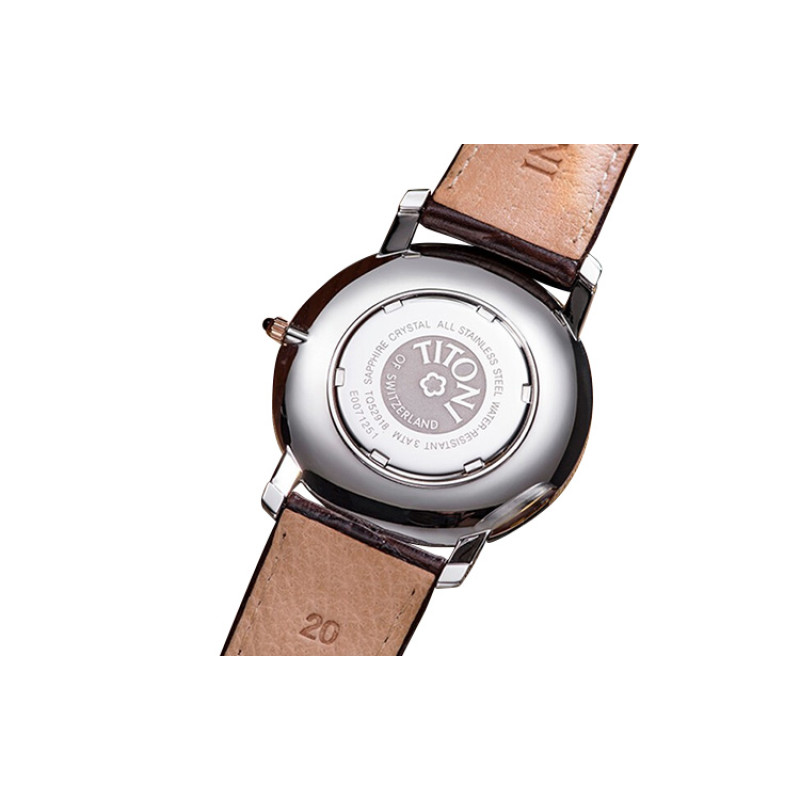 TITONI 38mm TQ-52918-SRG-ST-583