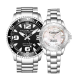 STUHRLING 43mm black 842.02+3950L.1