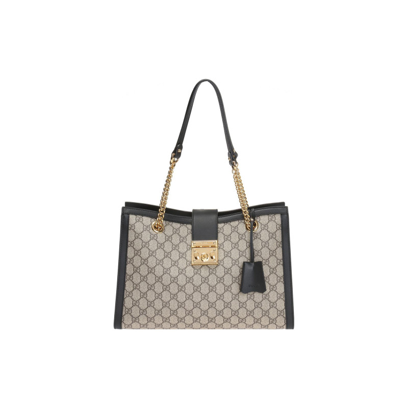 GUCCI Padlock Logo Tote