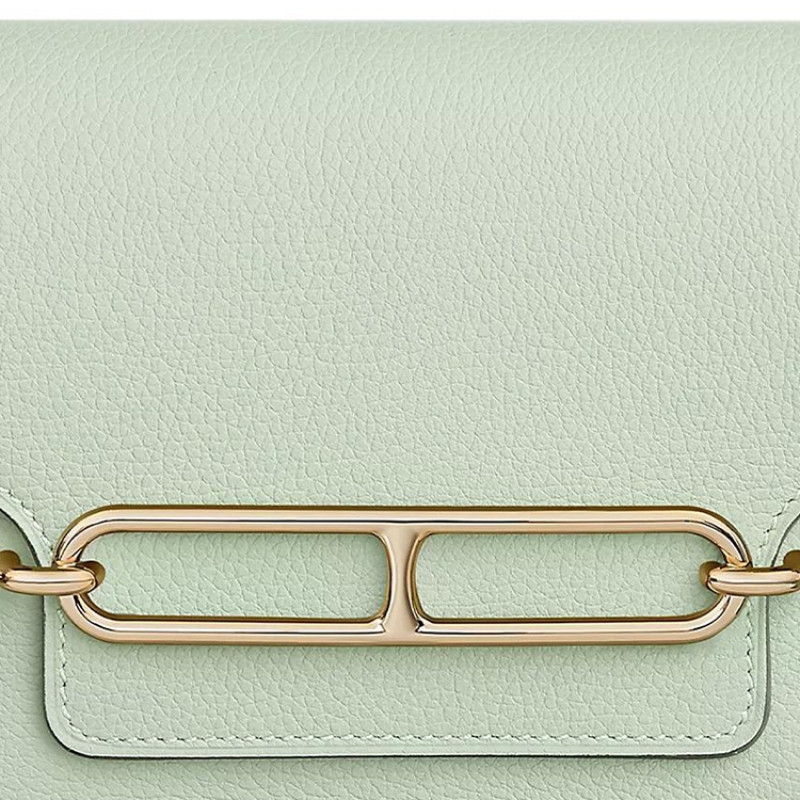 HERMES Roulis Slim Evercolor 0S Vert Fizz