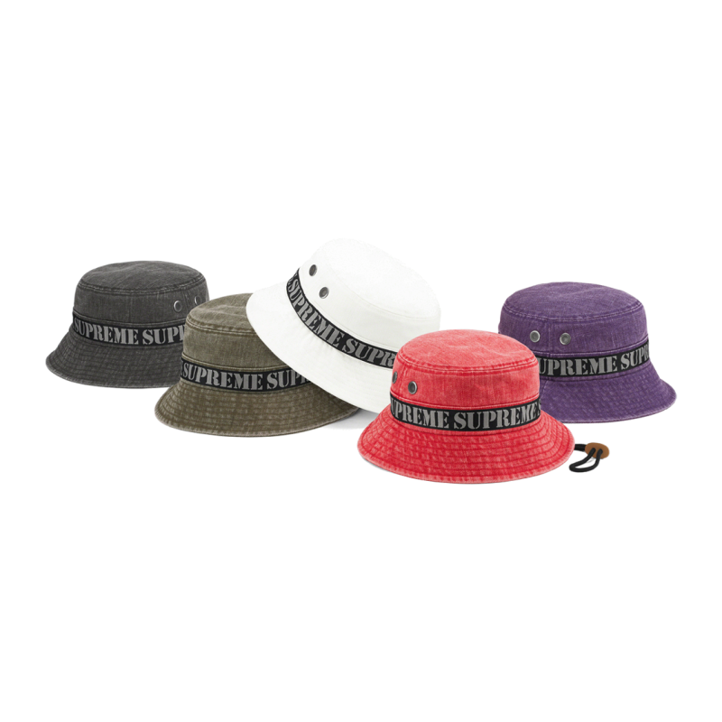 Supreme SS23 WEEK17 STENCIL WEBBING BOONIE