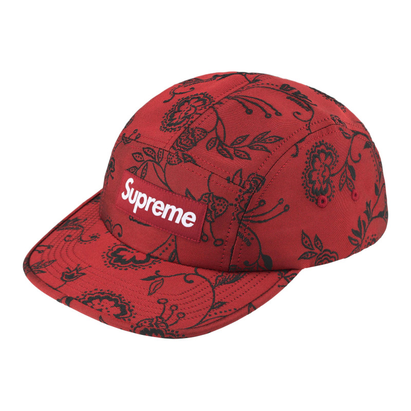 Supreme SS25 WEEK 3 Floral Jacquard Camp Cap