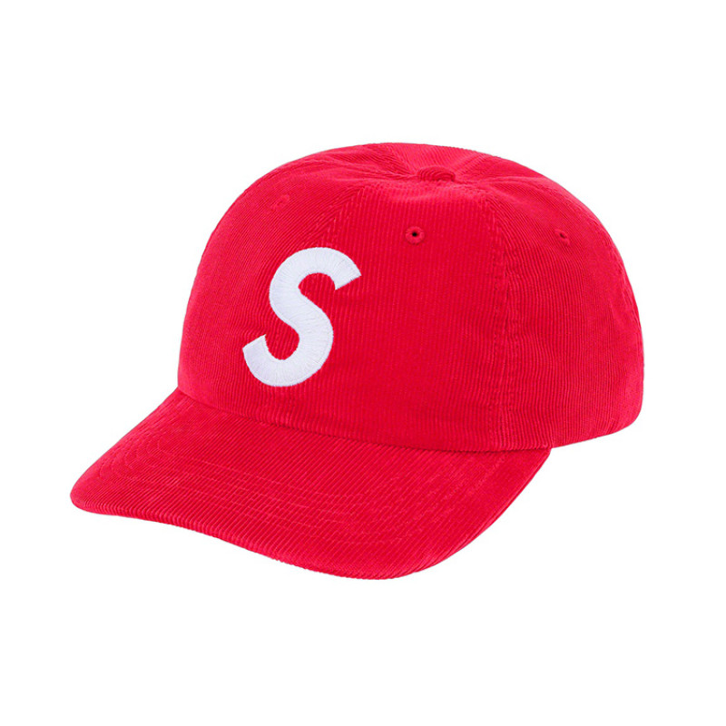 Supreme Supreme SS21 Fine Wale Corduroy S Logo 6-Panel