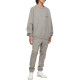 Fear of God Essentials FW21 Pullover Crewneck Dark Heather Oatmeal Logo
