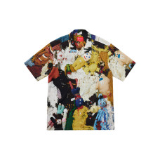 Supreme FW18 Mike Kelley More Love Hours Than Can Ever Be Repaid Rayon Shirt Multicolor