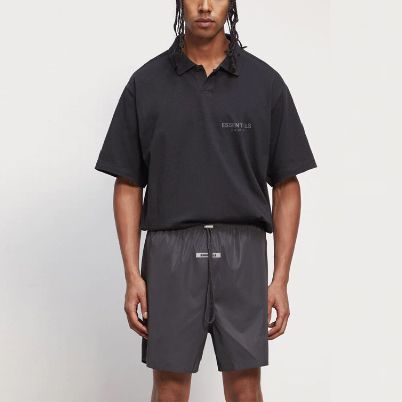 Fear of God Essentials FW20 Polo Shirt Black Polo