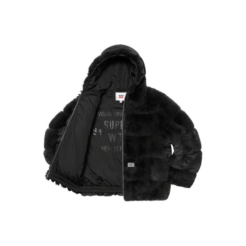 Supreme FW21 Week 15 x WTAPS Faux Fur Hooded Jacket
