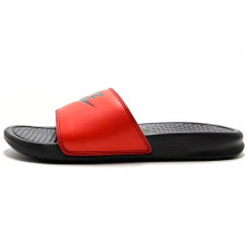 Nike JDI Slide Black Red Slippers