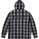 Supreme SS24 WEEK12 PRINTED HOODED FLANNEL SHIRT