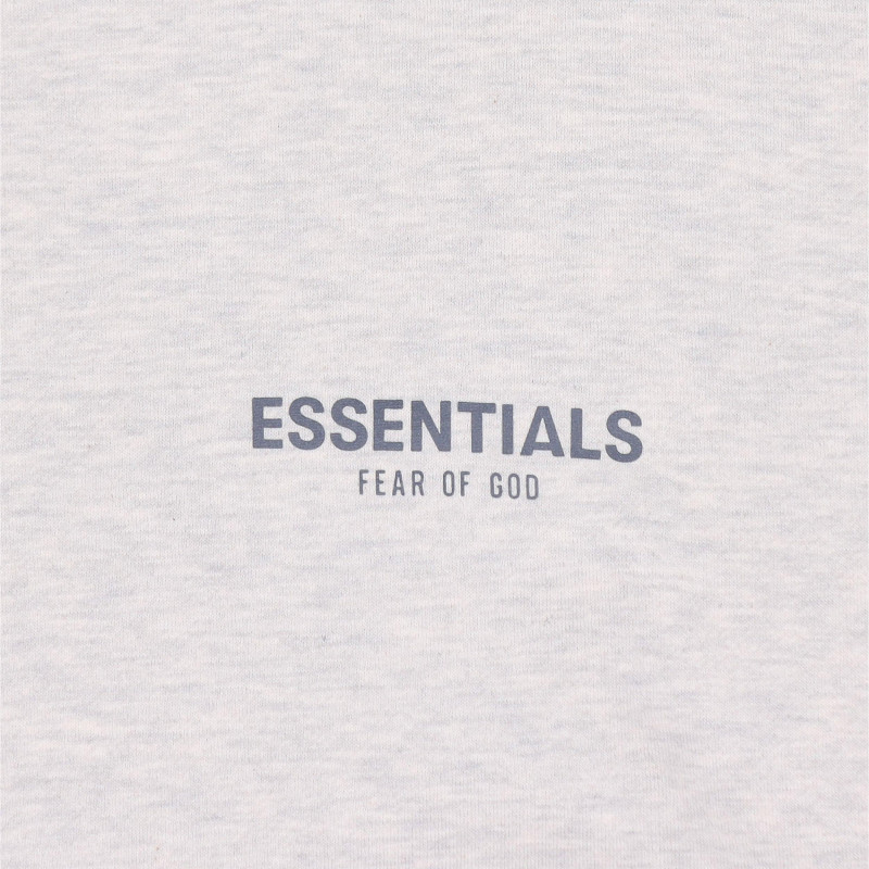 Fear of God Essentials SS21 Pullover Mockneck Light Heather Oatmeal