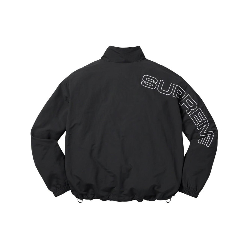 Supreme FW23 WEEK1 SPELLOUT EMBROIDERED TRACK JACKET Logo