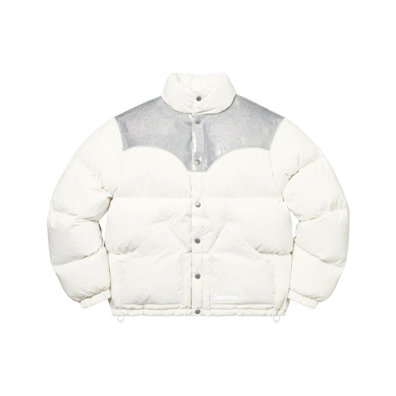 Supreme FW22 Week 18 Glitter Yoke Down Puffer Jacket