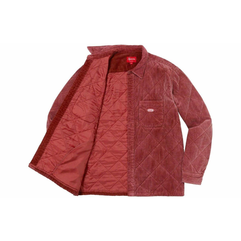 Supreme FW22 Week 11 Quilted Corduroy Shirt
