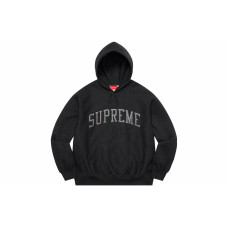 Supreme SS23 Week7 GLITTER ARC HOODED SWEATSHIRT Logo