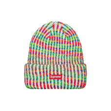 Supreme Week 18 Rainbow Knit Loose Gauge Beanie