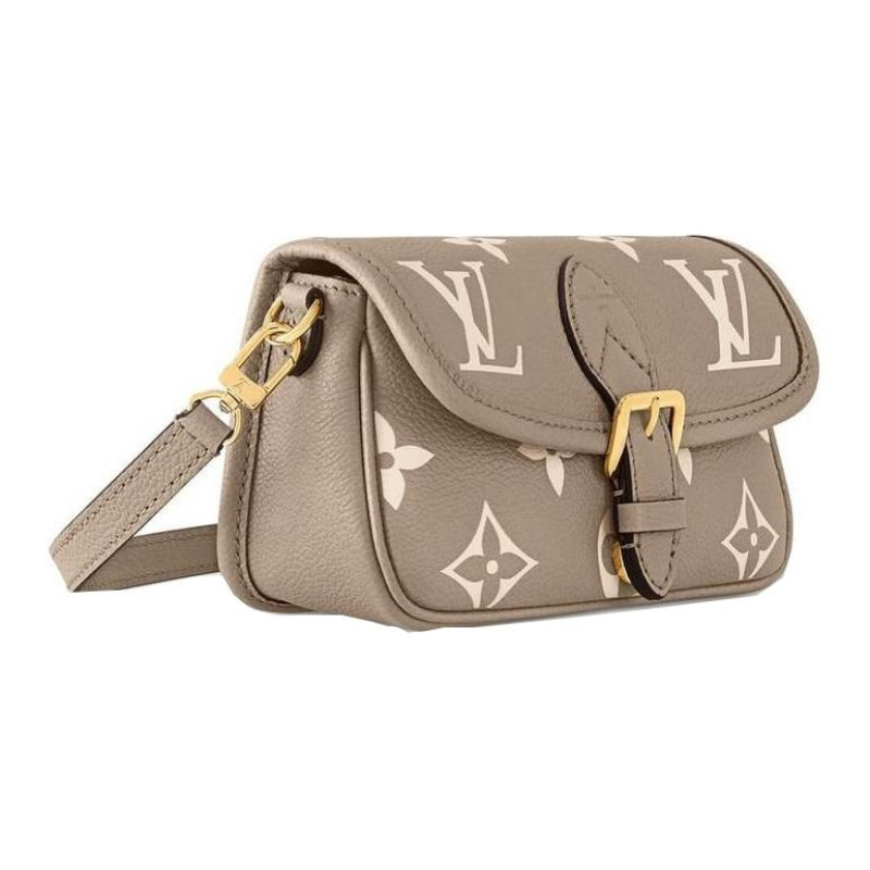 LOUIS VUITTON Diane Tourterelle Creme nano