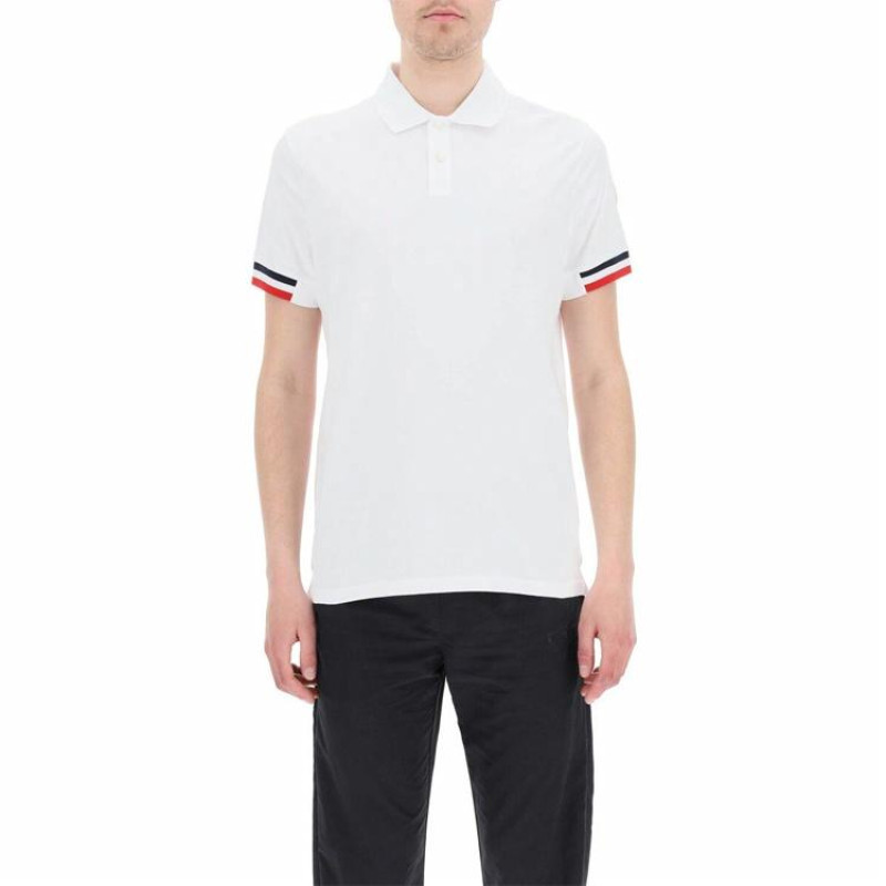 Moncler SS22 White Polo