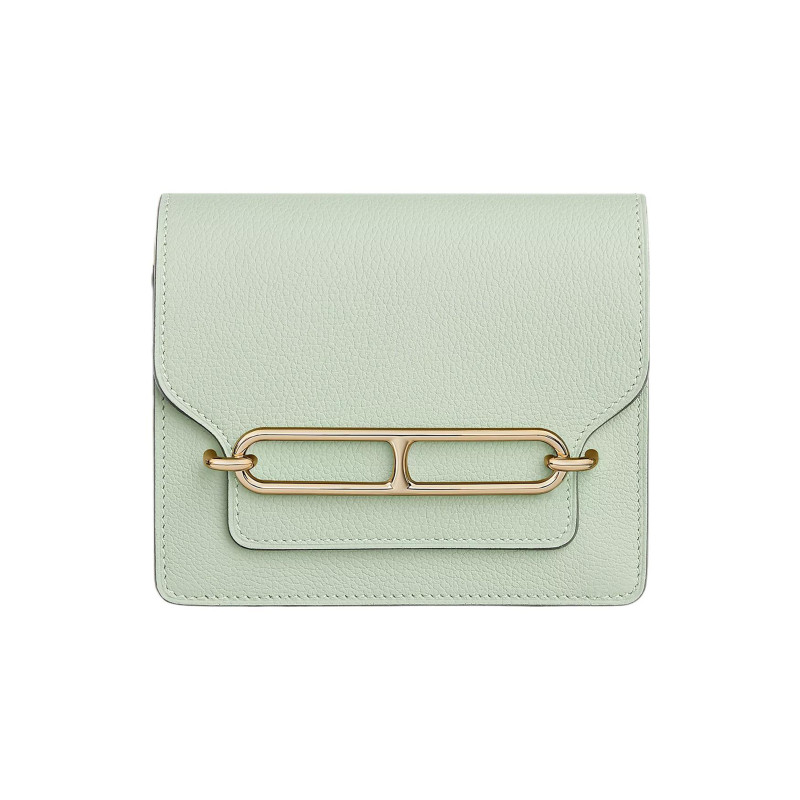 HERMES Roulis Slim Evercolor 0S Vert Fizz