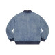 Supreme SS23 Week9 washed knockout denim varsity jacket Logo