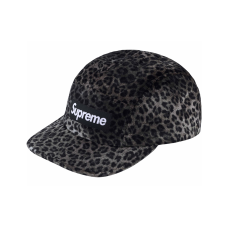 Supreme SS24 WEEK 9 LEOPARD VELVET CAMP -CAP