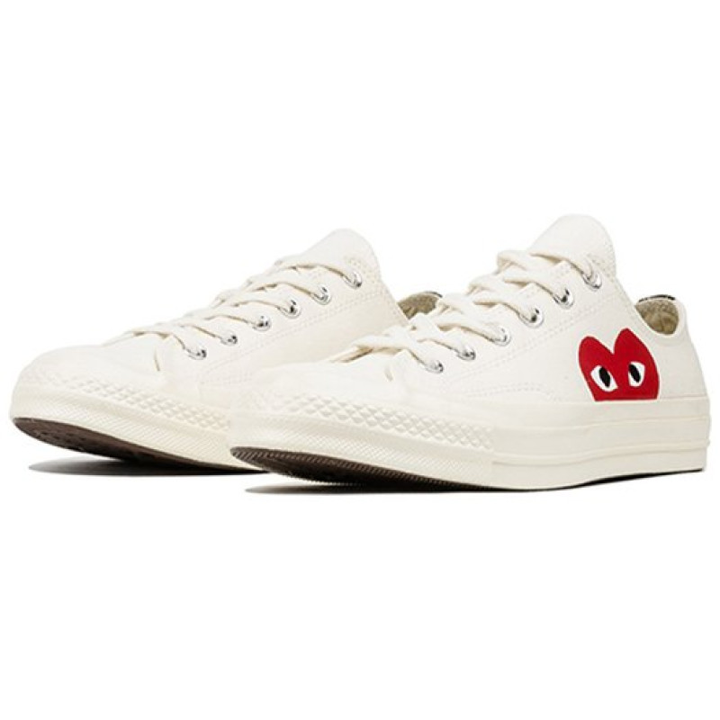 CDG x Converse 1970s Chuck Taylor All-Star Ox Comme des Garcons PLAY White