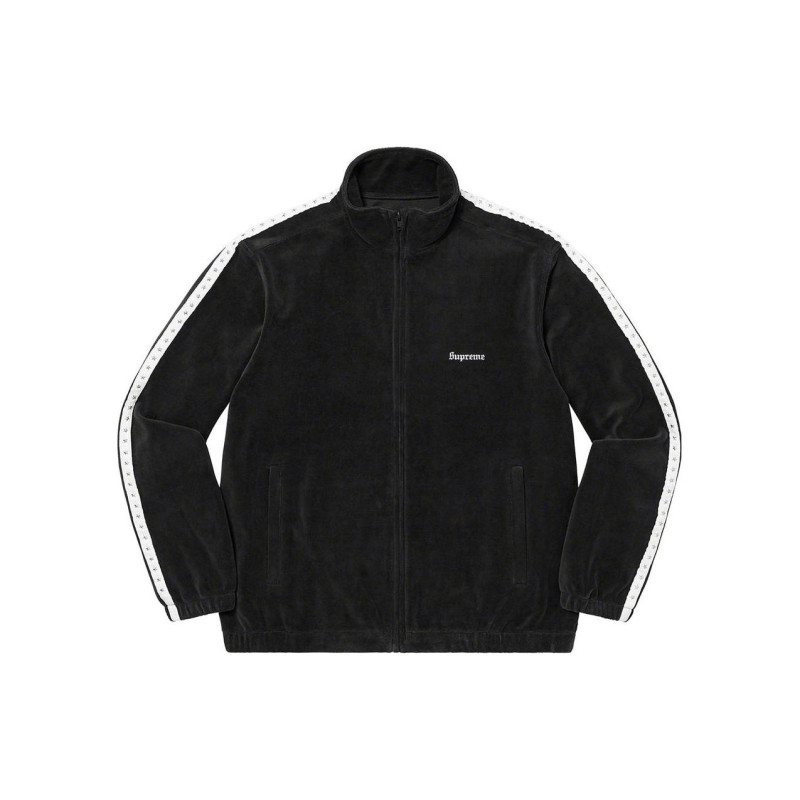 Supreme 2022 Week 2 Studded Velour Track Jacket