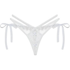 Victoria's Secret FOR LOVE LEMONS Fiorella Thong Panty White 1 White