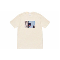 Supreme FW19 Week 1 Banner Tee Natural T
