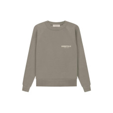 Fear of God Essentials SS22 Crewneck Desert Taupe Logo