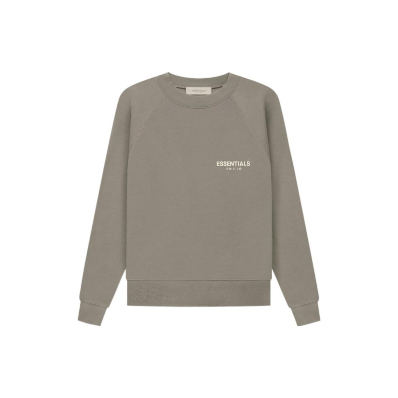 Fear of God Essentials SS22 Crewneck Desert Taupe Logo