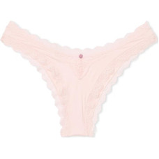 Victoria's Secret DREAM ANGELS Lace-Trim Brazilian Panty Purest Pink 1