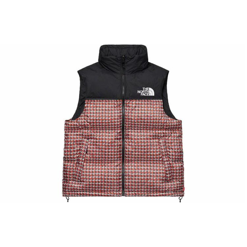 Supreme x The North Face Studded Nuptse Vest Logo