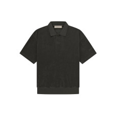 Fear of God Essentials SS23 Drop2 SS Terry Polo Off Black Polo