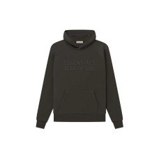 Fear of God Essentials SS23 Essentials Hoodie Off Black Logo