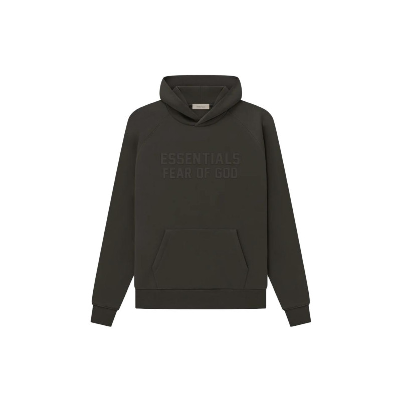 Fear of God Essentials SS23 Essentials Hoodie Off Black Logo